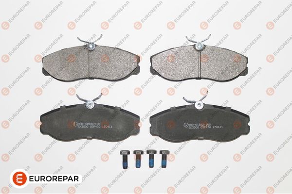 Колодки гальмівні дискові (комплект 4 шт) NISSAN TERRANO II (R20) 2.7 1992.10-2007.09 EUROREPAR (1617265480) Eurorepar фото 2