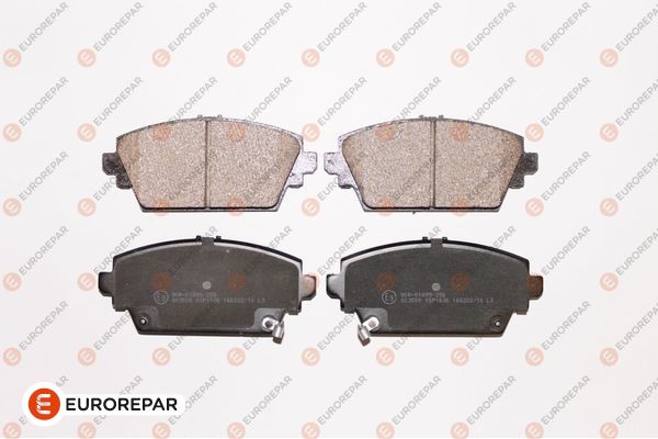 Колодки гальмівні дискові (комплект 4 шт) NISSAN PRIMERA (P12) 1.8 2002.01- EUROREPAR (1617267380) Eurorepar фото 2