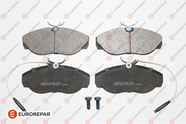 Колодки гальмівні дискові (комплект 4 шт) PEUGEOT BOXER ФУРГОН (230L) 2.5 1994.03-2005.08 EUROREPAR (1617280480) Eurorepar фото 2