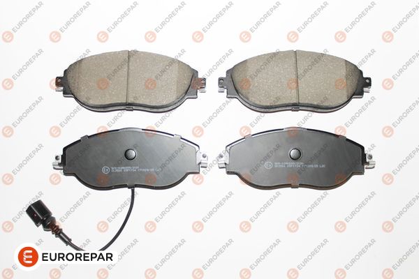 Колодки гальмівні дискові (комплект 4 шт) VW PASSAT B8 (3G2, CB2) 1.8 2014.08- EUROREPAR (1639373480) Eurorepar фото 2