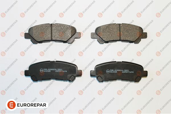 Колодки гальмівні дискові (комплект 4 шт) TOYOTA HIGHLANDER/KLUGER (_U4_) 3.5 2007.05-2014.08 EUROREPAR (1667816380) Eurorepar фото 2
