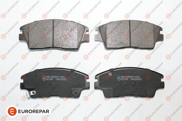 Колодки гальмівні дискові (комплект 4 шт) HYUNDAI TUCSON (TL, TLE) 05/15,KIA SPORTAGE (QL, QLE) 09/15 EUROREPAR (1681161980) Eurorepar фото 2