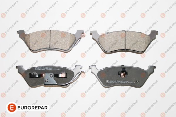 Колодки гальмівні дискові (комплект 4 шт) CHRYSLER VOYAGER IV (RG, RS) 2.5 1999.09-2008.12 EUROREPAR (1681165680) Eurorepar фото 2