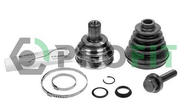 ШРКШ зі змазкою в комплекті VW GOLF 04-. JETTA 06-. PASSAT 05-. CADDY 04-. SKODA OCTAVIA 04-. PROFIT (2710-1467) Profit фото 2