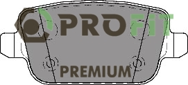 Колодки гальмівні дискові LAND ROVER FREELANDER 2 (L359) 2.2 2006.10-2015.12 PROFIT (5005-1933) Profit фото 2