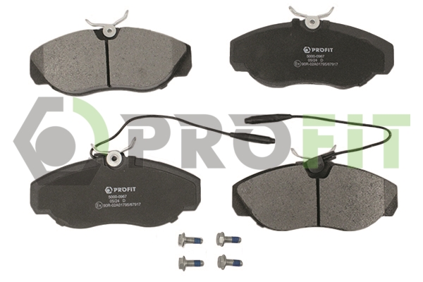 Колодки гальмівні дискові PEUGEOT BOXER ФУРГОН (230L) 2.5 1994.03-2005.08 PROFIT (5000-0967) Profit фото 2