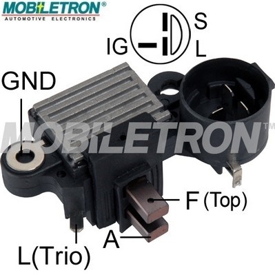 Регулятор напруги генератора 137364 CN MOBILETRON (VRH20009) Mobiletron фото 2