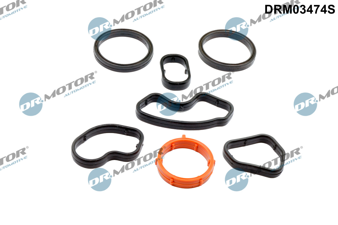 Комплект прокладок гумових OIL COOLER (SET) PSA/FIAT/OPEL/FORD/TOYOTA DR MOTOR (DRM03474S) DR.motor фото 2