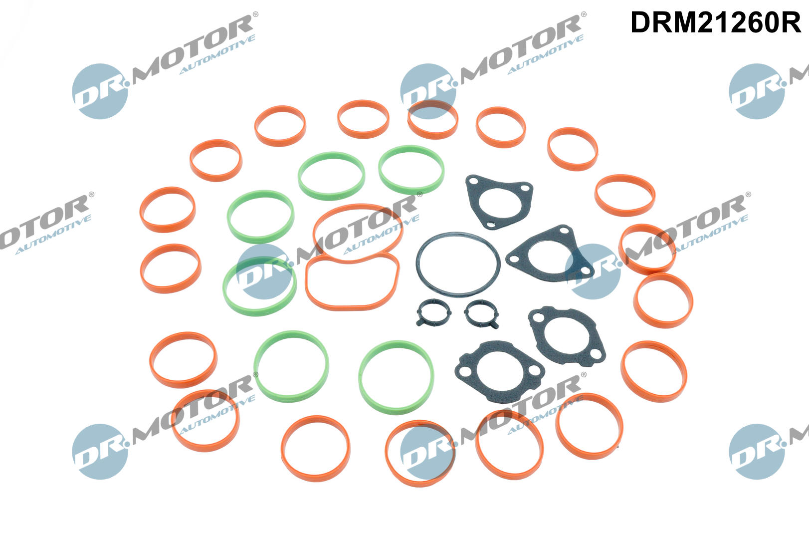 Комплект прокладок гумових КОЛЛ. IN. (SET) VAG 3.0TDI TAUREG/AMAROK CVMC/CVMD/DDXA/DDXB/DDXC DR MOTOR (DRM21260R) DR.motor фото 2