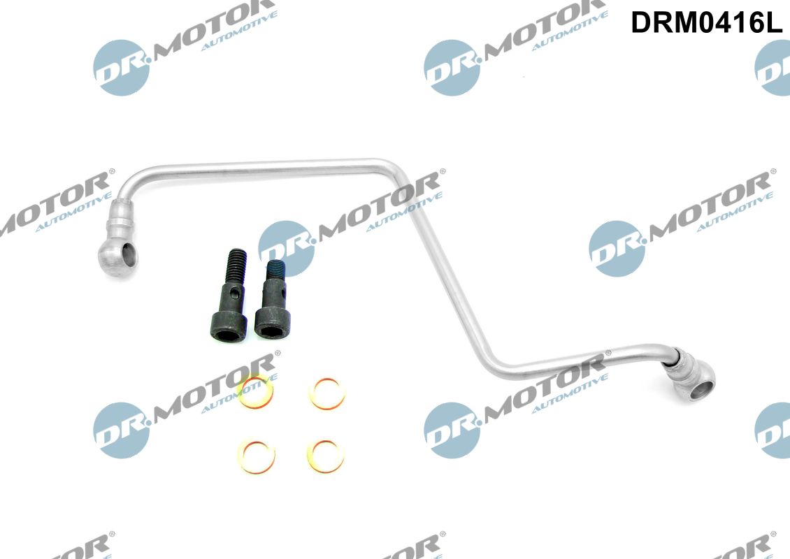 Трубка турбокомпрессора ДВЗ (чорний метал) CITROEN XSARA (N1) 1.4 HDI 1.4 2003.01 - 2005.03 DR MOTOR (DRM0416L) DR.motor фото 2