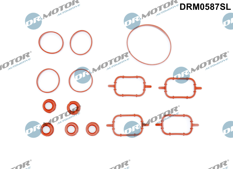 Комплект прокладок гумових КОЛЛ. IN (SET) BMW 2.0D M47 03-10 DR MOTOR (DRM0587SL) DR.motor фото 2