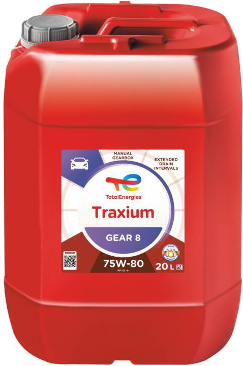 Олива трансмісійна TRAXIUM GEAR 8 75W-80 20 л TRAXIUM GEAR 8 75W80 20L TOTAL (75W80 TRAX G8 20L) Total фото 2